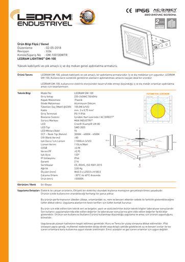 Ledram GM 100 Spect